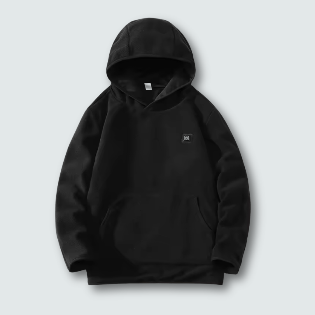 Heated Hoodie for Men – 3 Heat Levels, 5 Zones, 10h Battery