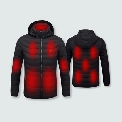 Heated Jacket Pro for Men – 12 Zones, 3 Heat Levels, 10h Battery