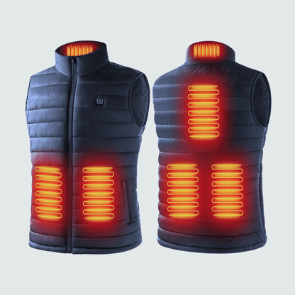 Heated Gilet Pro for Men – 6 Heat Zones, 3 Levels, 10h Battery