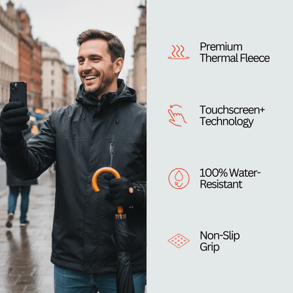Thermal Gloves Active Edition – Unisex Waterproof Touchscreen