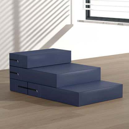 Dog Stairs for Bed & Sofa – Waterproof Washable PU Leather Modular Multi-Level Pet Steps