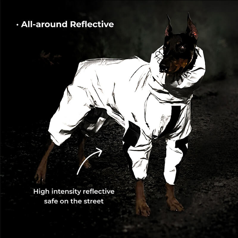 Reflective All-weather Waterproof Cool Dog Accessories Rain Coat
