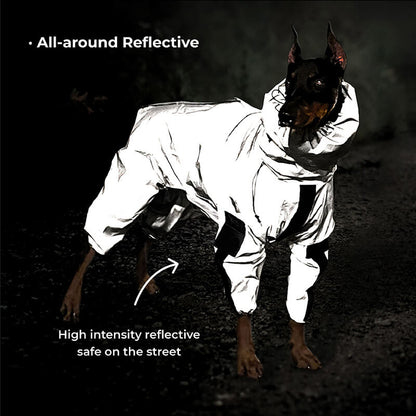 Reflective All-weather Waterproof Cool Dog Accessories Rain Coat
