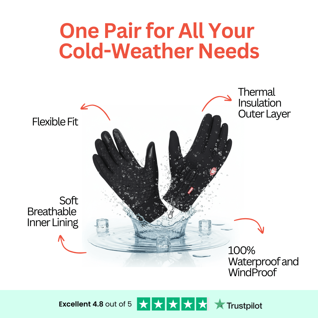 Thermal Gloves Active Edition – Unisex Waterproof Touchscreen