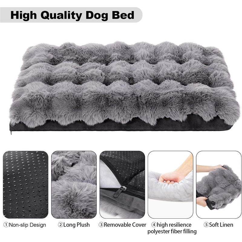 Orthopedic Dog Bed – Luxury Plush Washable Sofa Bed with Non-Slip Waterproof Base