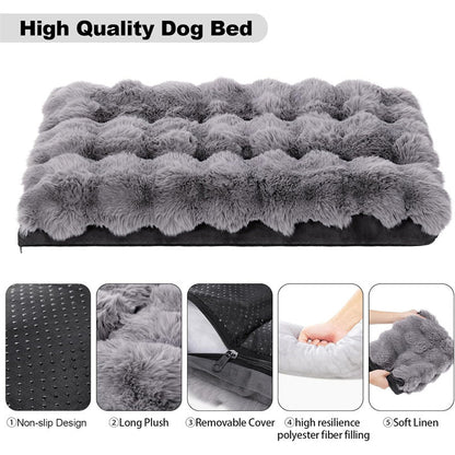 Orthopedic Dog Bed – Luxury Plush Washable Sofa Bed with Non-Slip Waterproof Base