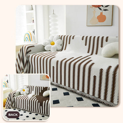 Couch Cover for Dogs – All-Seasons Chenille Fabric, Double-Sided Anti-Scratch Sofa Protector, Washable