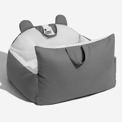 Bear Ears Dog Car Seat Bed – Safe, Cozy, Washable Pet Travel Seat for Small & Medium Dogs