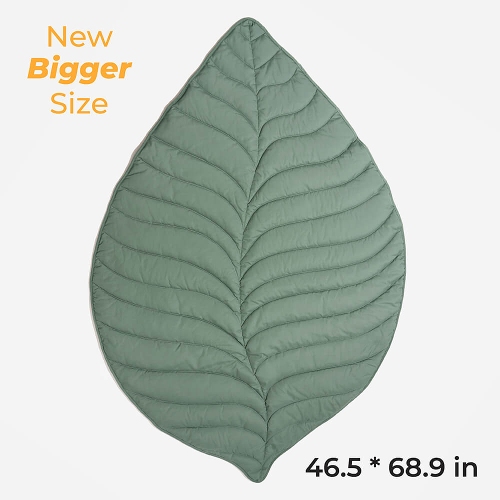 Dog Blanket for Couch – Leaf Shape Washable Sofa Protector & Pet Mat by FunnyFuzzy