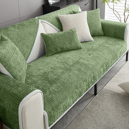 Waterproof Couch Cover – Chenille Antimicrobial Anti-Scratch Washable Sofa Protector for Pets