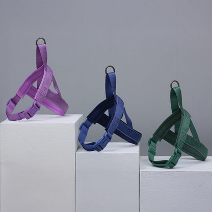 No-Pull Reflective Dog Harness • Adjustable Nylon | Harness, Collar & Leash (Sold Separately)