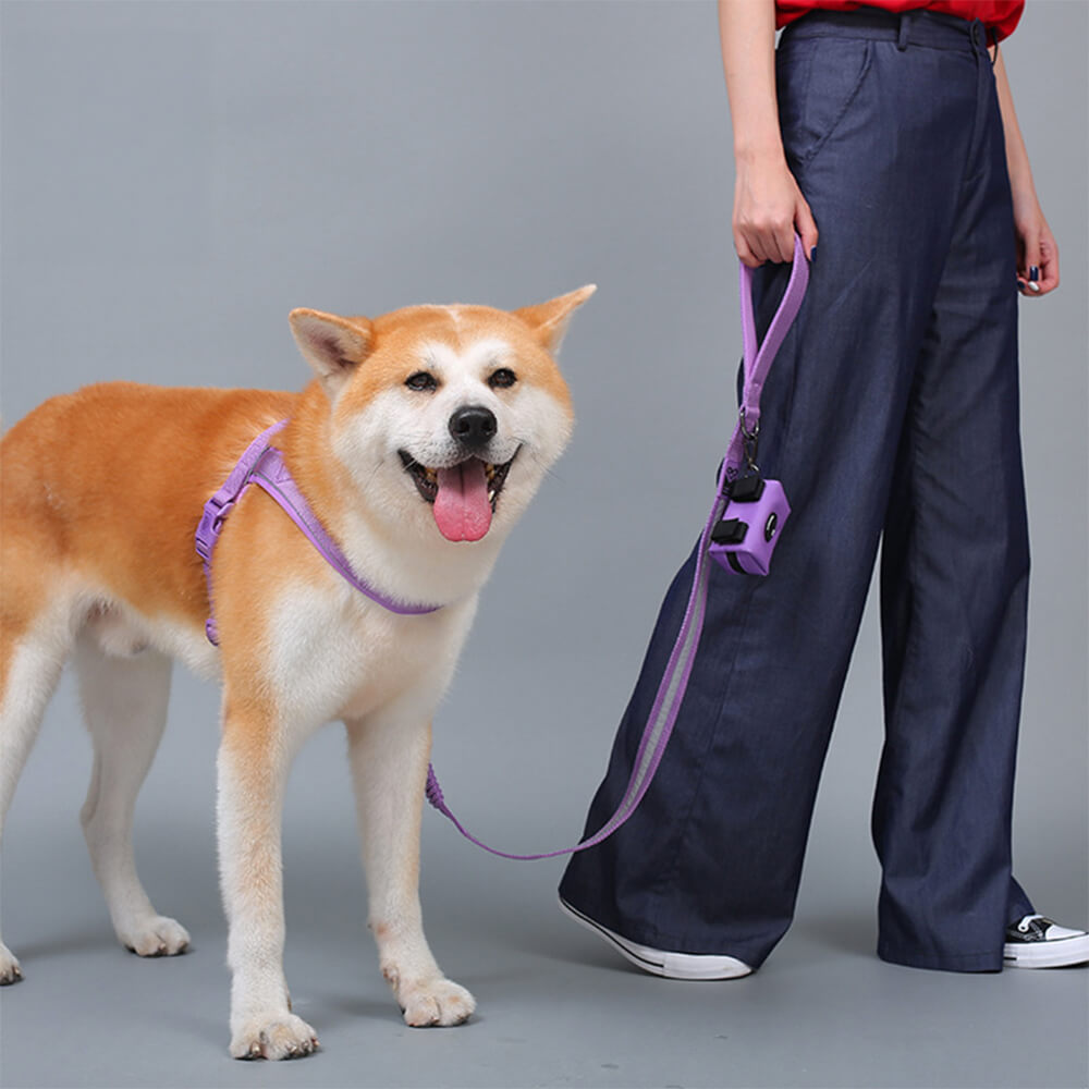 No-Pull Reflective Dog Harness • Adjustable Nylon | Harness, Collar & Leash (Sold Separately)