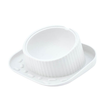 15° Tilted Dog Bowl – Spill-Proof, Non-Slip, Stainless Insert