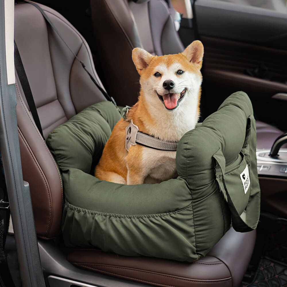 Portable Leisure Outing Pet Booster Dog Car Seat Bed