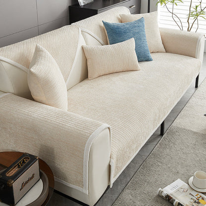 Waterproof Couch Cover – Chenille Antimicrobial Anti-Scratch Washable Sofa Protector for Pets