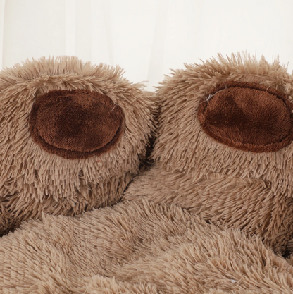 Large Plush Dog Bed – Comfortable Washable Sofa-Style Bed for Small, Medium & Large Dogs