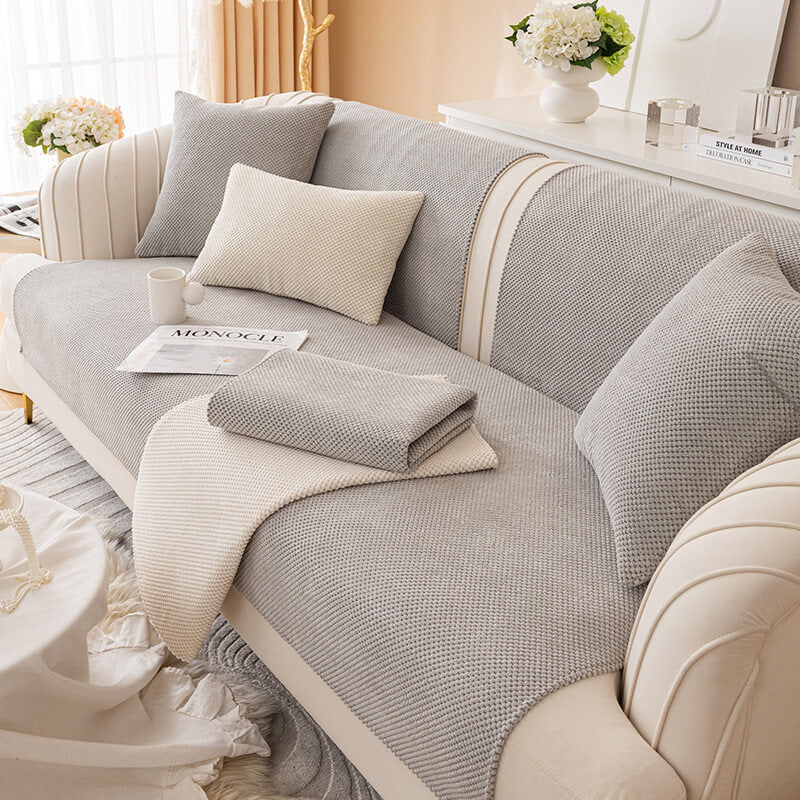 Washable Couch Cover – Plush Non-Slip Sofa Protector, Pet-Friendly Furniture Cover