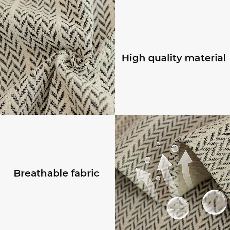 Chenille Sofa Cover – Scratch-Resistant Solid Color Herringbone Washable Pet Couch Protector