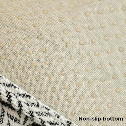 Chenille Sofa Cover – Scratch-Resistant Solid Color Herringbone Washable Pet Couch Protector