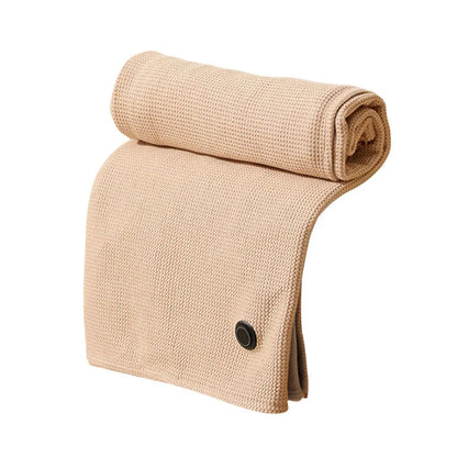 USB Electric Heated Blanket Poncho – Wearable Heated Throw, 3 Heat Levels, Zipper Zip-Up, Machine-Washable, Home & Office