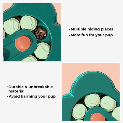 Sliding Foraging Tray – Dog Puzzle Feeder, Slow Eating