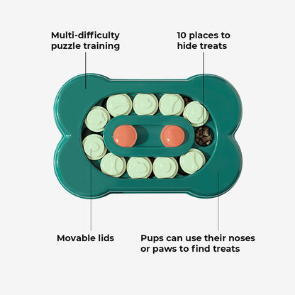 Sliding Foraging Tray – Dog Puzzle Feeder, Slow Eating