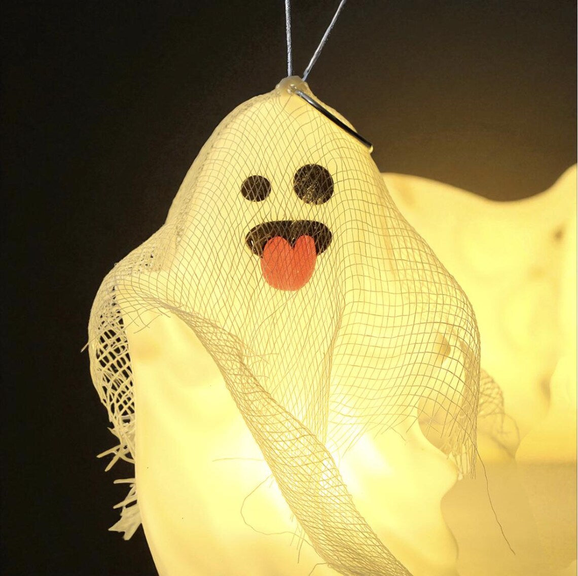 Halloween Skull String Lights – LED Hanging Skeleton Ghost Décor for Indoor & Outdoor Halloween Decorations