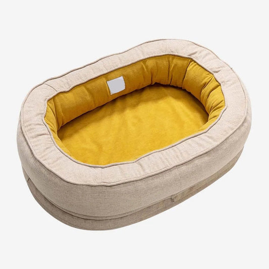 Orthopedic Calming Donut Dog Bed – Waterproof - mafooouk