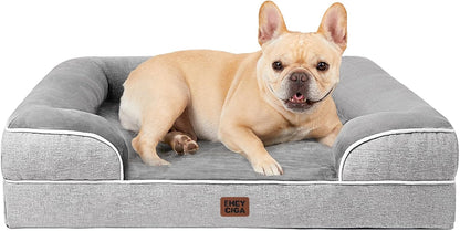 Orthopedic Memory - Foam Dog Sofa Bed for Large Dogs – Waterproof & Washable (M–XL) - mafooouk