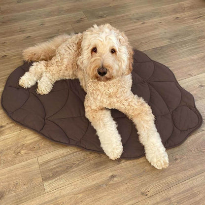 Dog Blanket for Couch – Leaf Shape Washable Sofa Protector & Pet Mat by FunnyFuzzy