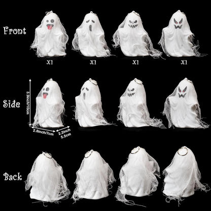 Halloween Skull String Lights – LED Hanging Skeleton Ghost Décor for Indoor & Outdoor Halloween Decorations