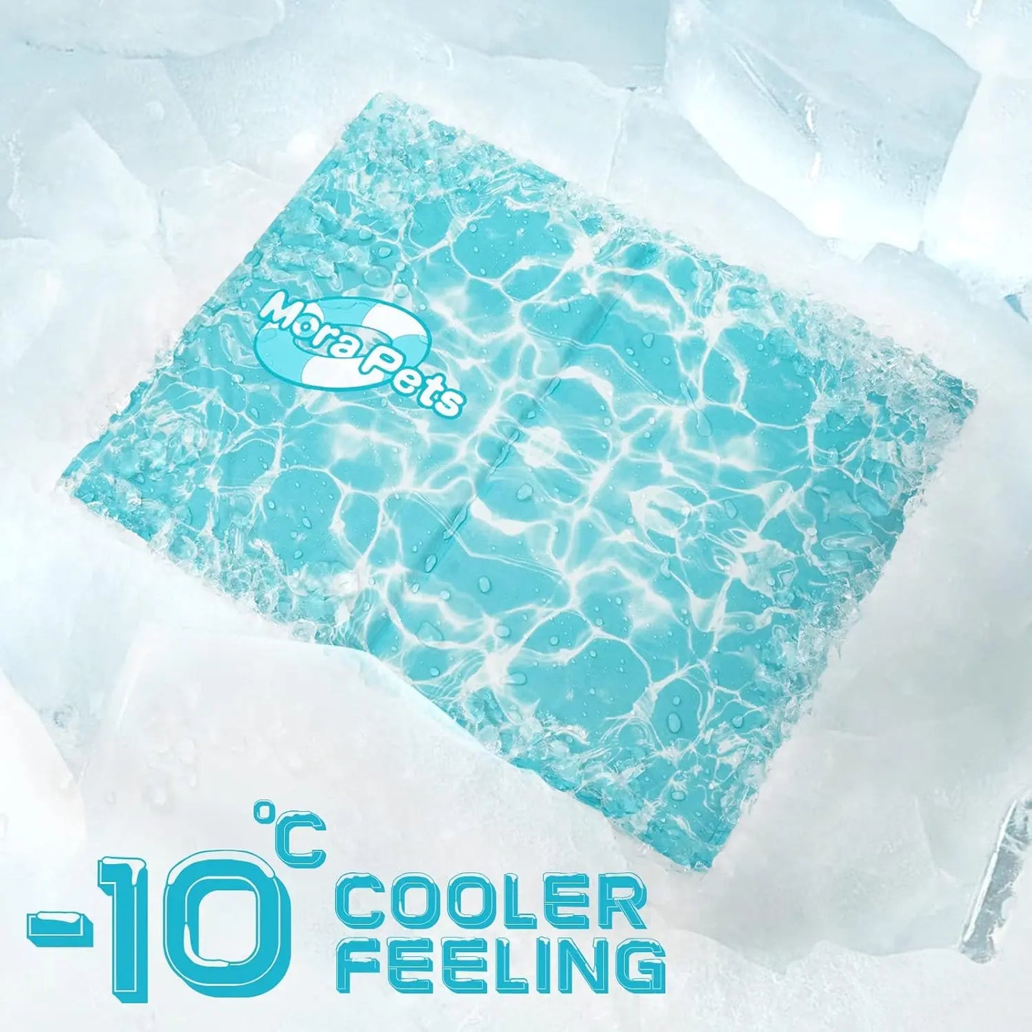 Self - Cooling Gel Pet Mat 65 × 50 cm – Non - Toxic, Scratch - Resistant (M) - mafooouk