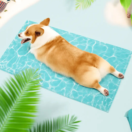 Self - Cooling Gel Pet Mat 65 × 50 cm – Non - Toxic, Scratch - Resistant (M) - mafooouk