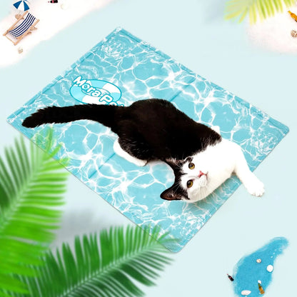 Self - Cooling Gel Pet Mat 65 × 50 cm – Non - Toxic, Scratch - Resistant (M) - mafooouk